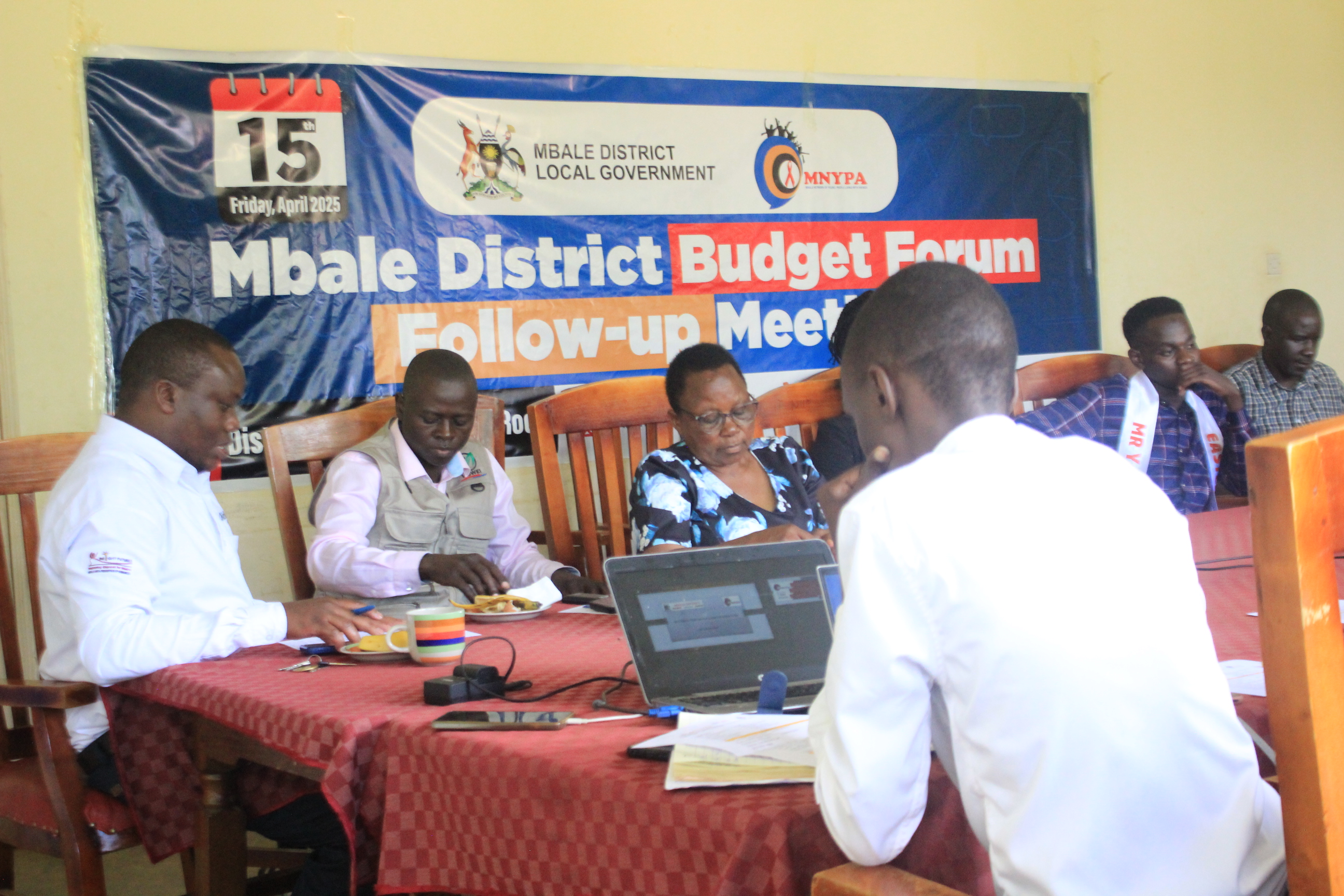 Budget review meeting in Mbale District with youth representatives and district officials