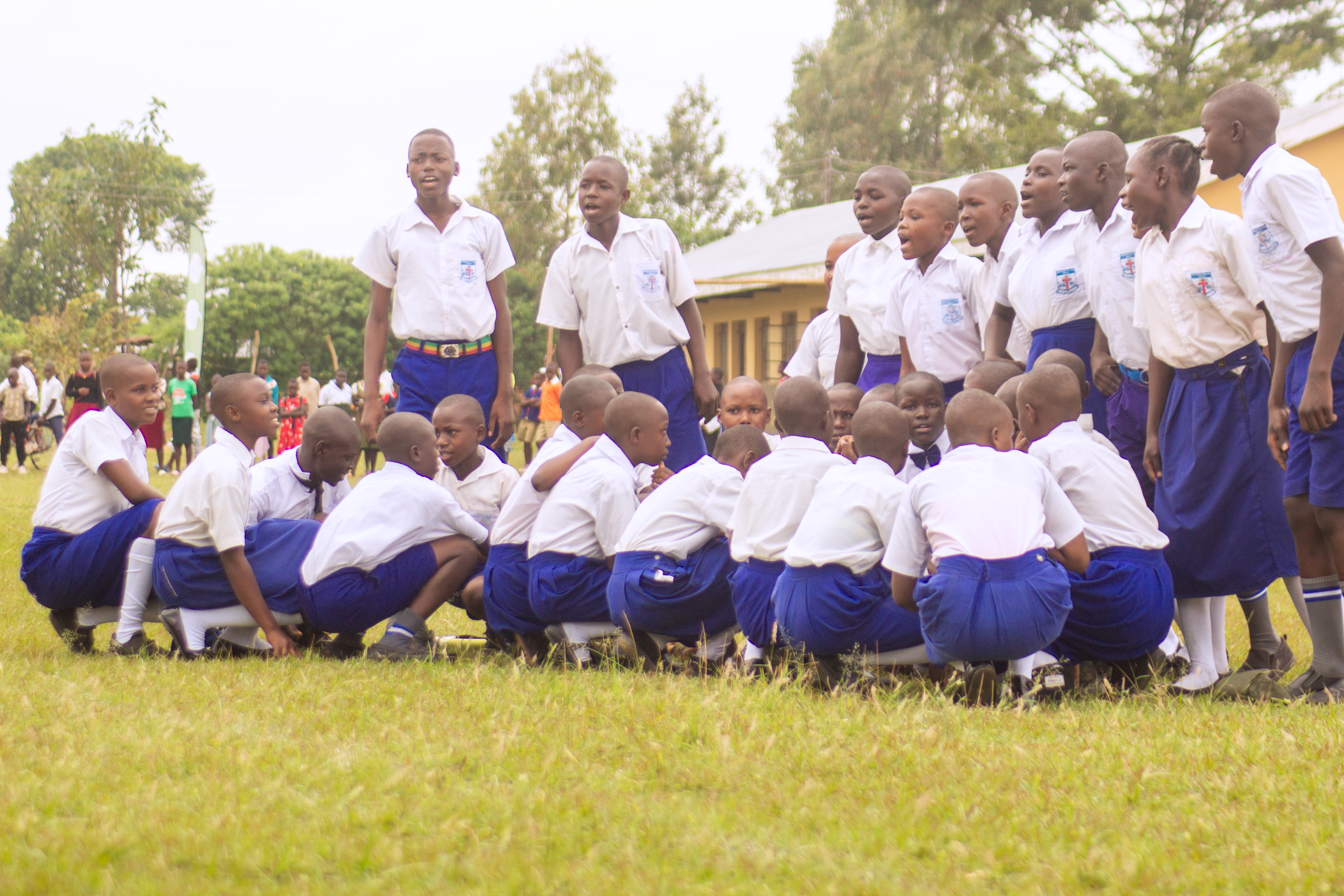 Children and community at the Day of the African Child 2025, Mbale District